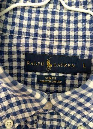 Классная рубашка от ralph lauren, актуальная коллекция, размер l9 фото