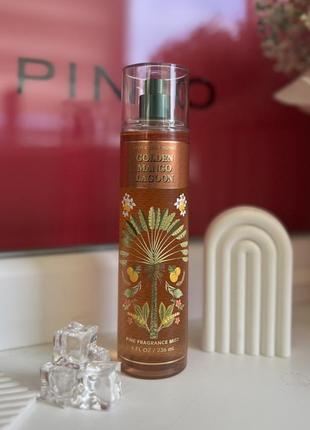 Спрей парфюмированный bath and body works golden mango lagoon оригинал