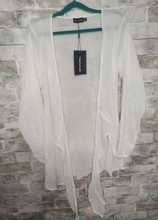 Блуза жатка на завязках prettylittlething, размер s3 фото