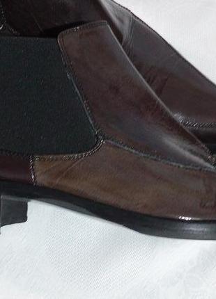 Лаковані демісезонні шкіряні черевики челсі pasito3 фото