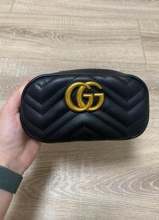 Поясная в стиле сумка gucci1 фото