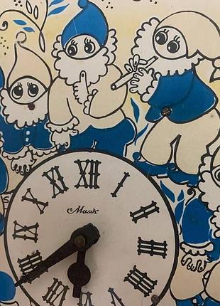 Годинник-ходики настінний механічний антикваріат счз "гноми"