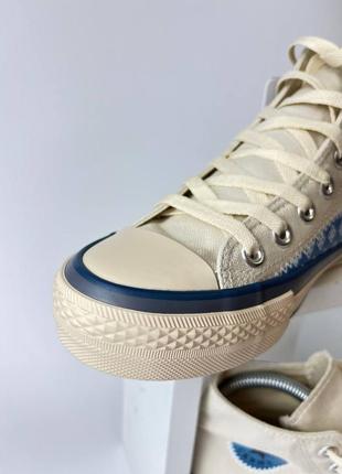 Кеды женские, высокие (36-40) beige5 фото