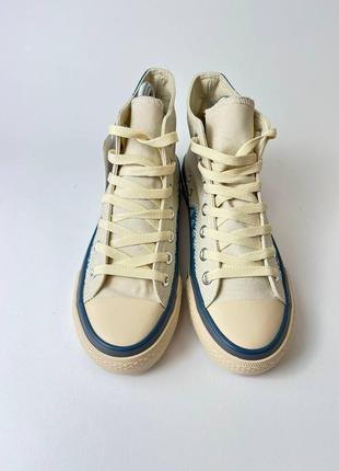 Кеды женские, высокие (36-40) beige8 фото