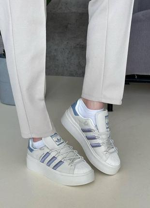 👟 кросівки  adidas superstar platform bonega / наложка bs👟2 фото