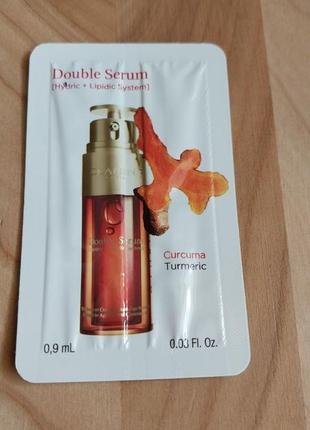 Clarins подвійна сироватка double serum complete age control concentrate