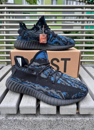 Чоловічі кросівки adidas yeezy boost 350 black blue