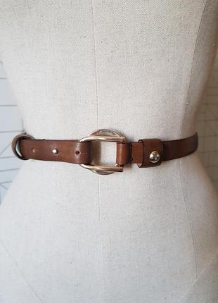 Шикарный женский ремень massimo dutti, кожаный ремень, стильный коричневый ремень