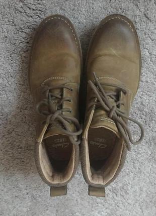 Ботинки clarks кожа р.43  свежие 9/18 года