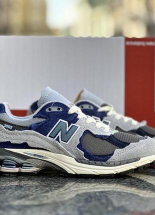 Мужские кроссовки new balance 2002r protection pack blue grey мужественные кроссовкинтересовки Сентенс Синее7 фото