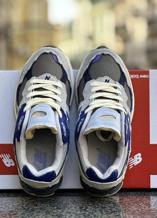 Мужские кроссовки new balance 2002r protection pack blue grey мужественные кроссовкинтересовки Сентенс Синее5 фото