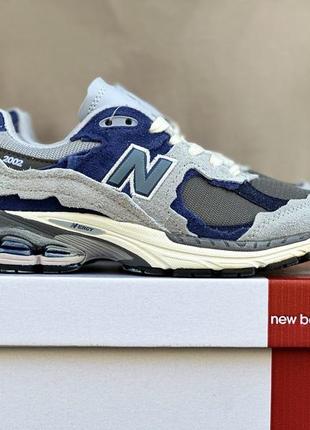 Мужские кроссовки new balance 2002r protection pack blue grey мужественные кроссовкинтересовки Сентенс Синее2 фото