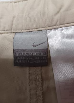 Жіночі вінтажні короткі карго шорти nike vintage із поясом6 фото