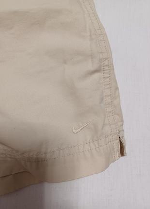 Жіночі вінтажні короткі карго шорти nike vintage із поясом3 фото