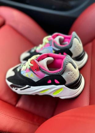 Кросівки adidas yeezy boost 700 v1 wave runner pink kaws3 фото
