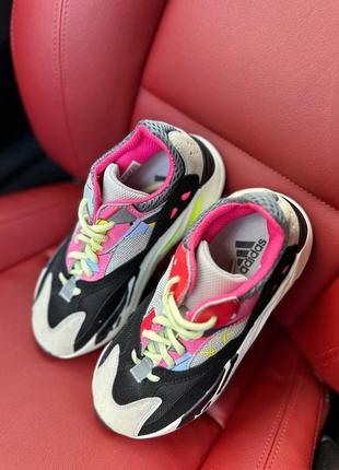 Кросівки adidas yeezy boost 700 v1 wave runner pink kaws4 фото