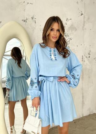 Вишиванка женское платье лето (р.р. s-m(42-44), l-xl(46-48) ) украина, от 5 ед.