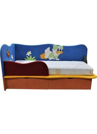 Детская кроватка с матрасом с ящиками пони 4 для девочек тм ribeka