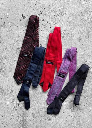 Hugo boss men’s x5 premium ties 100% silk набір, комплект галстуків, краваток