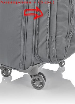 Дорожный маленький чемодан тканевой 3004 goby london the-lite 8 черный6 фото