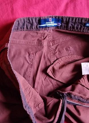 Фирменные легкие летние демисезонные итальянские хлопковые стрейчевые брюки джинсы jeordie's,оригинал,размер 34.7 фото