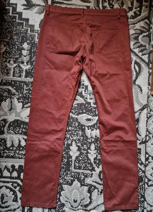 Фирменные легкие летние демисезонные итальянские хлопковые стрейчевые брюки джинсы jeordie's,оригинал,размер 34.2 фото