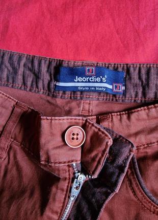 Фирменные легкие летние демисезонные итальянские хлопковые стрейчевые брюки джинсы jeordie's,оригинал,размер 34.8 фото