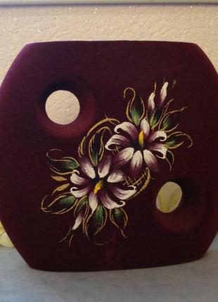 Ваза из бархата