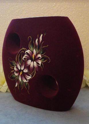 Ваза из бархата