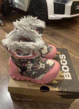 Детские зимние сапоги bogs 5