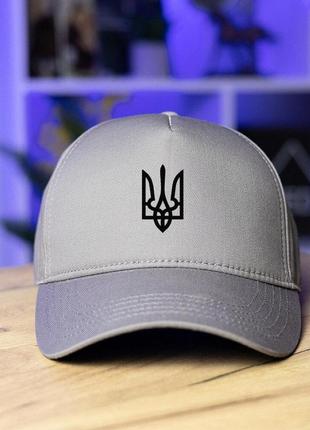 Кепка trucker cotton - герб чорна наклейка4 фото