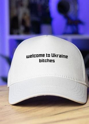 Кепка  trucker cotton - welcome наклейка4 фото