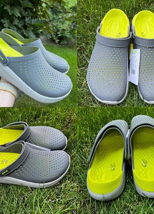 Crocs literide кроксы мужские р. 36-46 мужественные кроксы