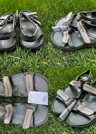 Crocs swiftwater крокси чоловічі р. 41-45 мужские кроксы босоножки сандали4 фото