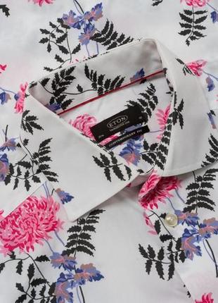 Eton contemporary fit floral print shirt мужская рубашка