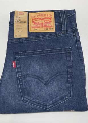 Джинси levi’s 514 slim straight оригінал розміри 30/32 , 32/32 , 40/323 фото