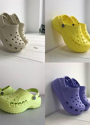 Crocs platform крокси на платформі кроксы р. 36-42 на платформе
