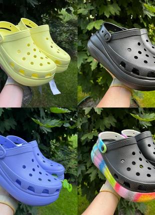 Crocs platform крокси на платформі кроксы р. 36-40 на платформе