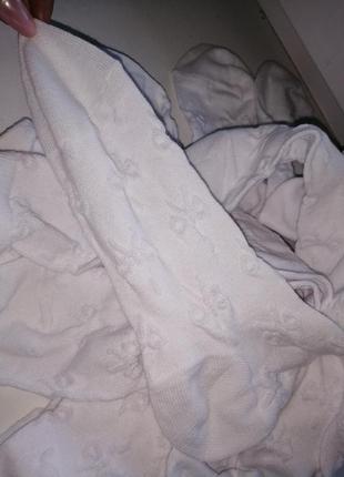 Подколенники гольфы белые ажурные девчачьи женские