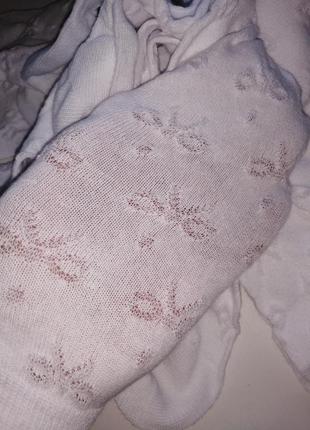 Подколенники гольфы белые ажурные девчачьи женские