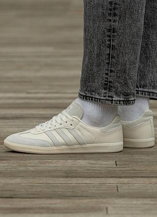 Кросівки adidas samba white milk