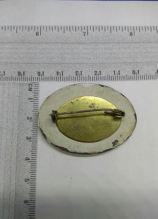 Вінтажна порцелянова брошка fragonard з великобританії4 фото