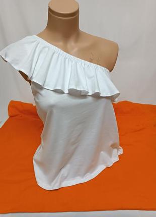 Блуза на одне плече h&m xs/s/34/36/6/4