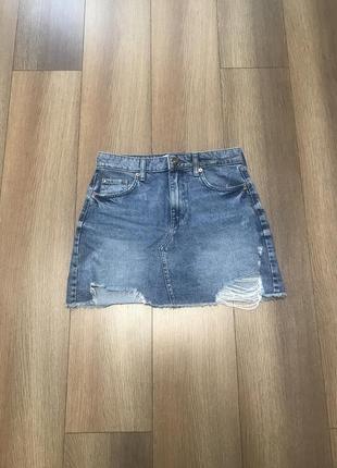 Джинсовая юбка от river island