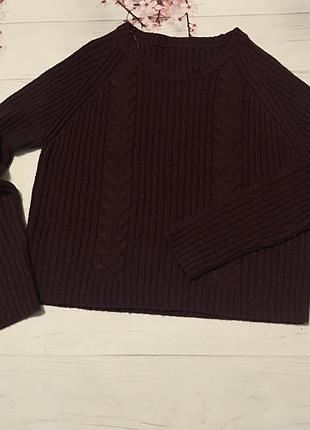 Светр теплий зимовий коса