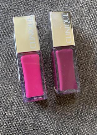 Clinique pop lacquer lip colour + primer лак для губ "интенсивный цвет и уход" без коробки №  072 фото