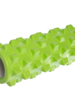 Ролик массажный для пилатеса, йоги, фитнеса grid rumble roller fi-5394 фиолетовый7 фото