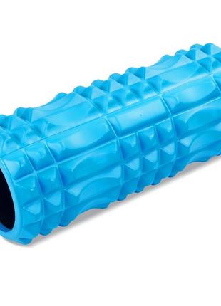 Ролик массажный для пилатеса, йоги, фитнеса grid spine roller fi-5712 красный7 фото