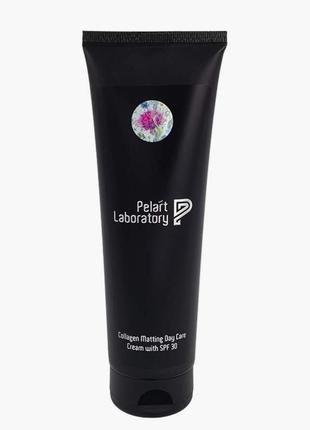 Денний матувальний крем з колагеном spf 30 (з тоном) пеларт pelart laboratory 250 мл