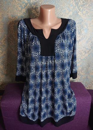 Женская блуза блуза  кофта большой размер батал 50/525 фото